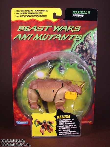 tf beast wars deluxe rhinox pudełko