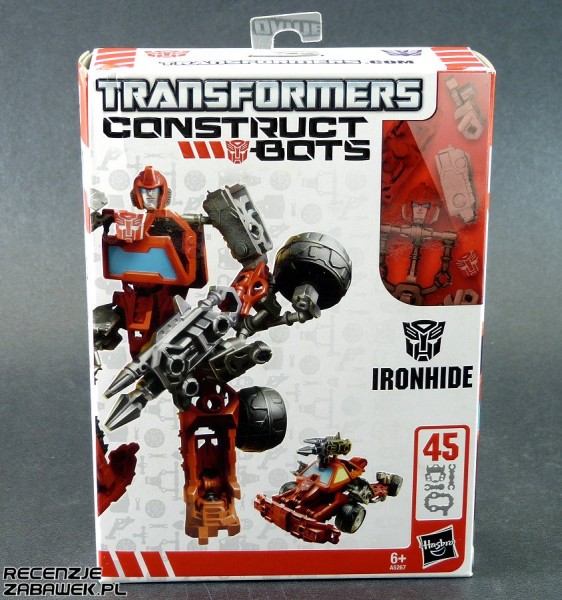 tf construct-bot scout ironhide pudełko
