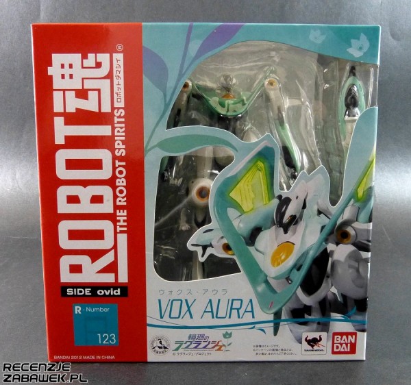 robot spirits vox aura pudełko