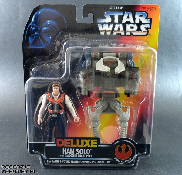 star wars power of the force deluxe han solo smuggler pack pudełko